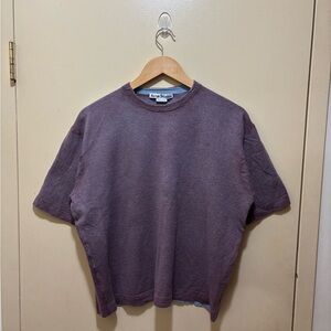 Acne Studios faded mauve crewneck tee